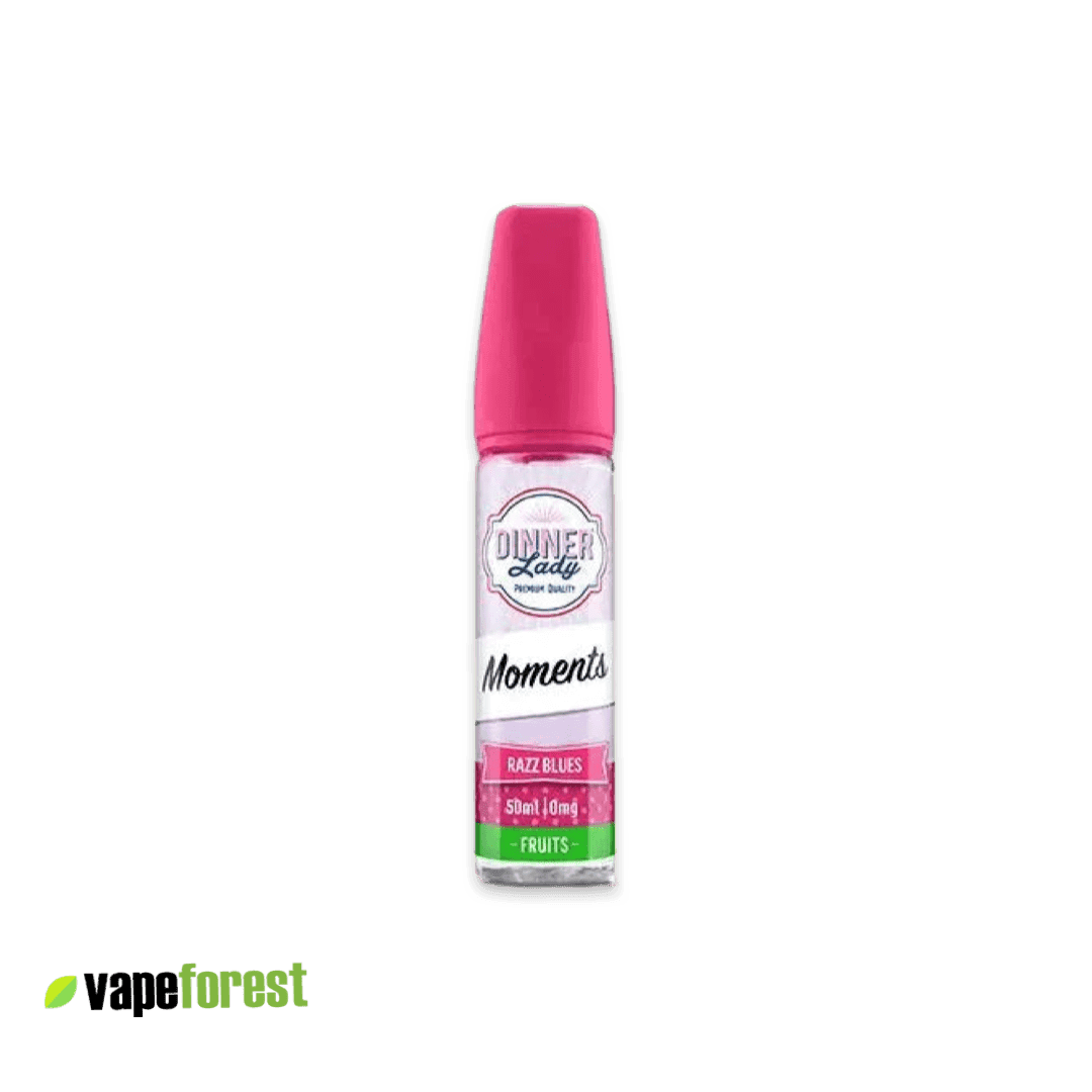Dinner Lady Moments   Razz Blues   Short Fill 50ml - 0mg E-Liquid