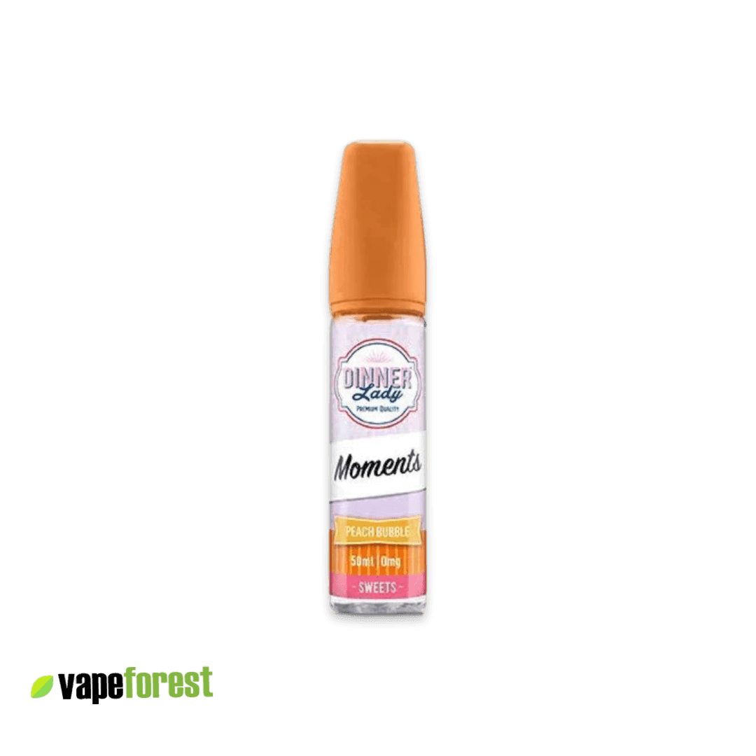Dinner Lady Moments   Peach Bubble   Short Fill 50ml