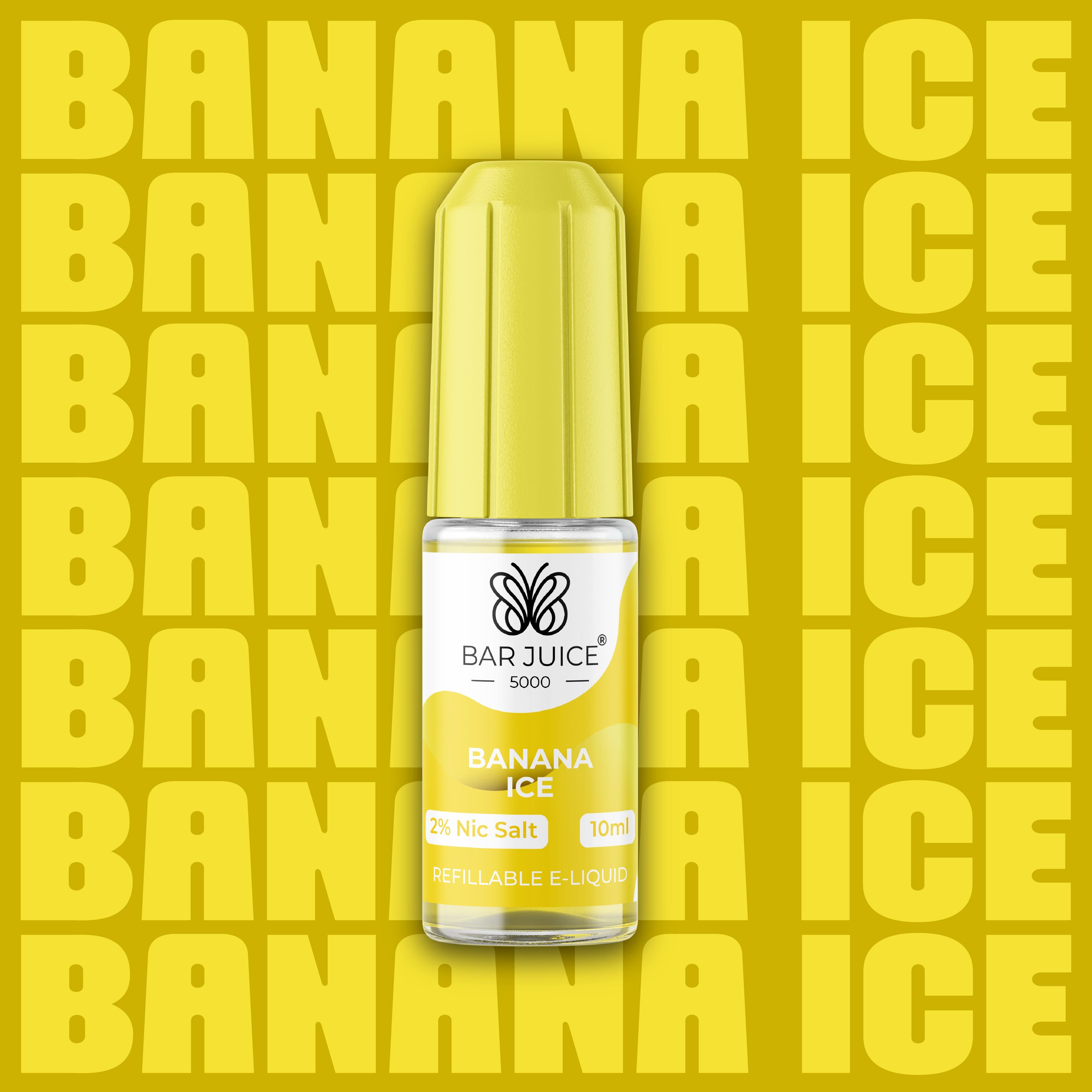 Banana Ice Bar Juice 5000 - Nic Salt E Liquid - View 4