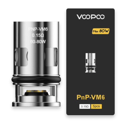 VooPoo PNP VM  amp  TW Coils - Pack of 5 - Coils