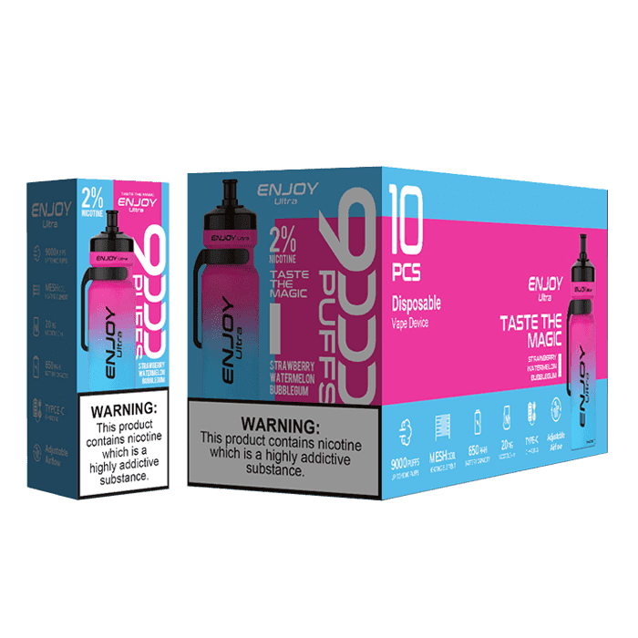 Enjoy Ultra 9000 Box of 10 - 8000 to 10000 Puffs Vapes