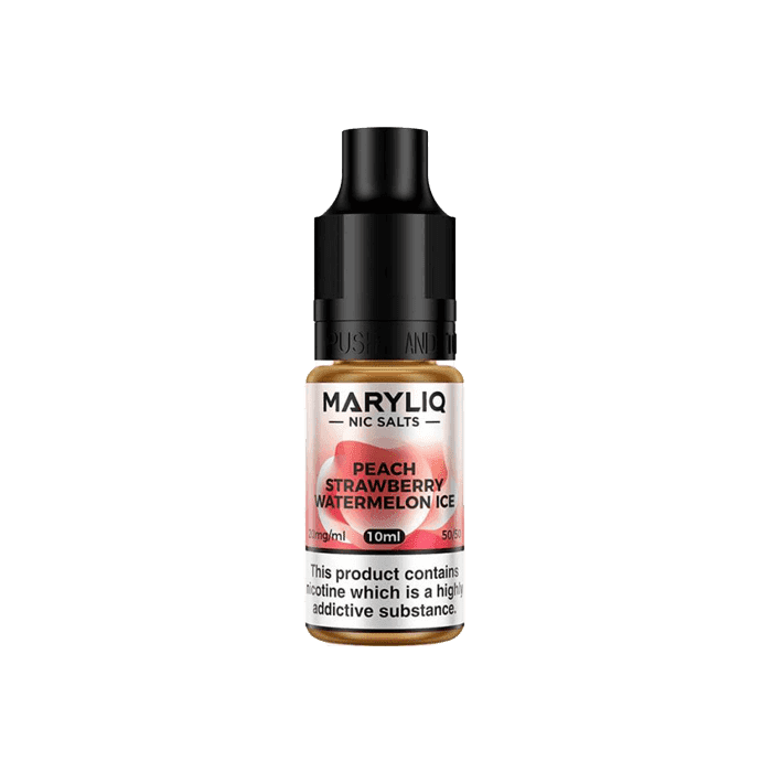 Peach Strawberry Watermelon Ice Nic Salt E-Liquid by Lost Mary Maryliq