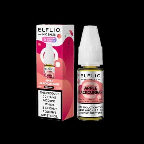 Apple Blackcurrant Elfliq by Elf Bar - 10ml Nic Salt E-liquid - 10mg E-Liquid