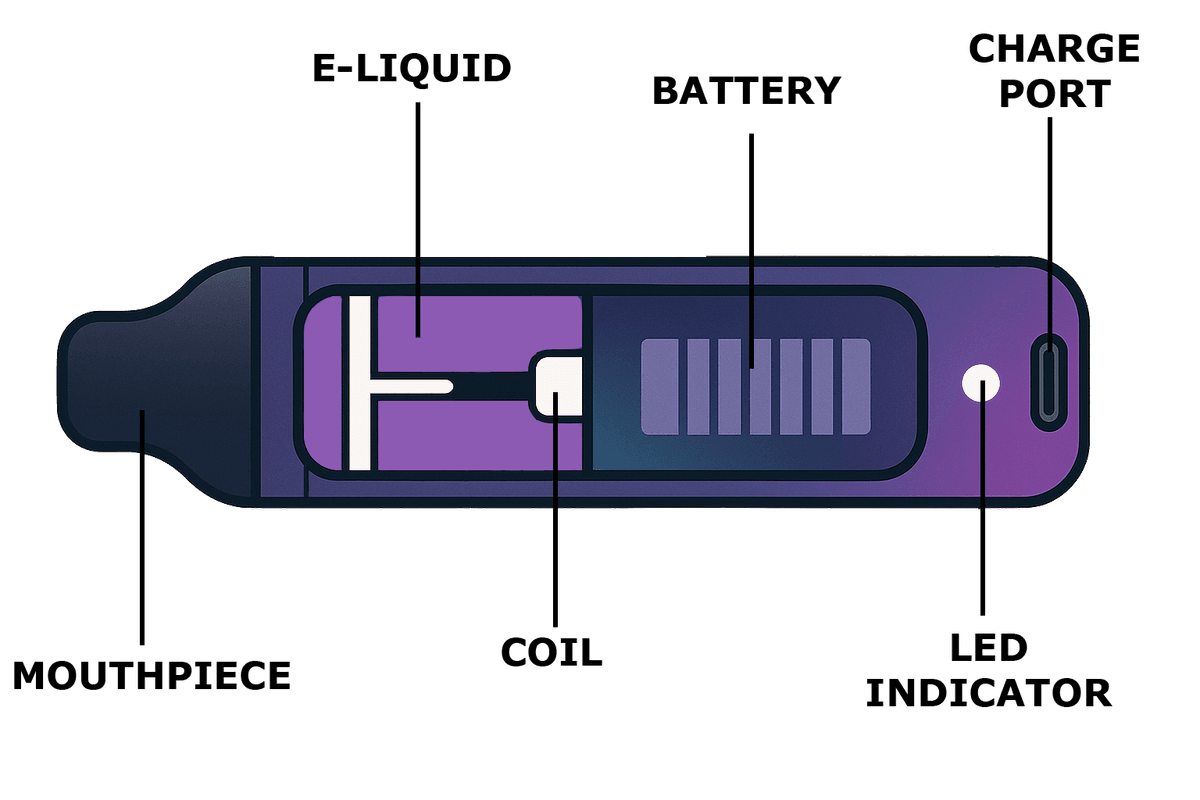 DISPOSABLE VAPE COMPONENTS