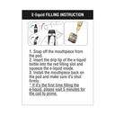 Filling E-Liquid Instruction