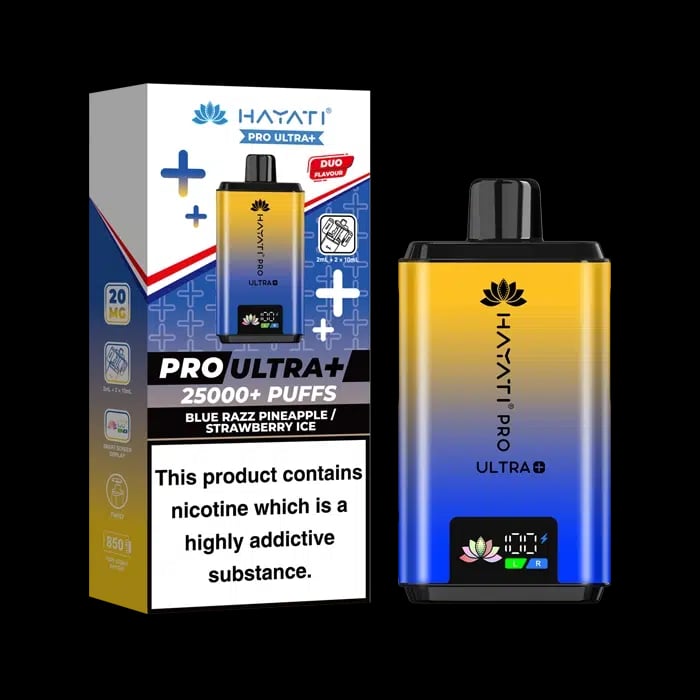 Hayati Pro Ultra Plus 25000 -Blue Razz Pineapple / Strawberry Ice