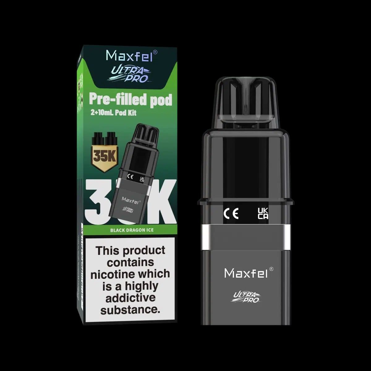 Maxfel Ultra Pro Prefilled Pod-Black Dragon Ice