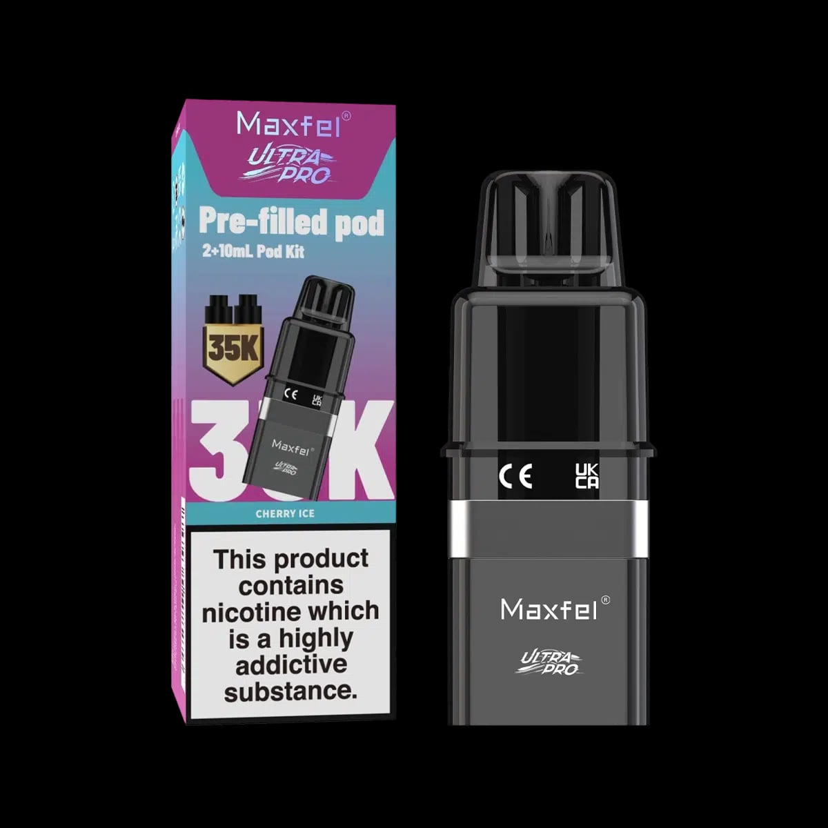 Maxfel Ultra Pro Prefilled Pod-Cherry Ice