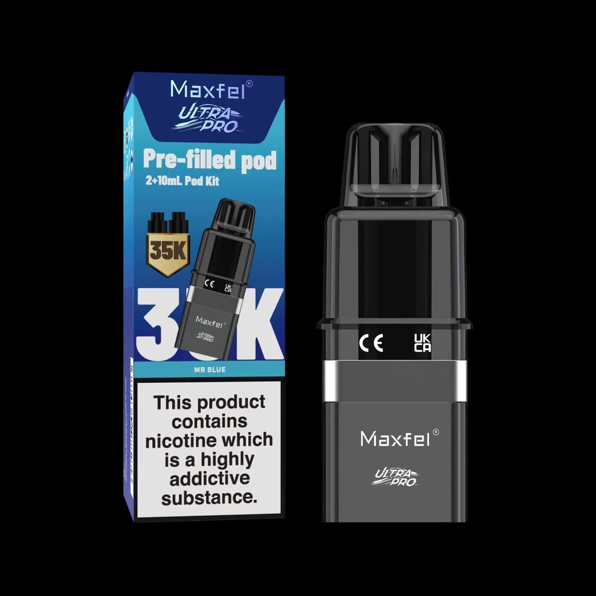 Maxfel Ultra Pro Prefilled Pod-Mr Blue
