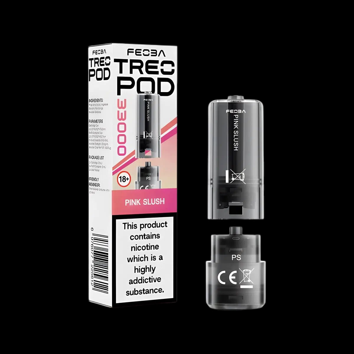 Pink Slush-Feoba Treo 33K Prefilled Pods