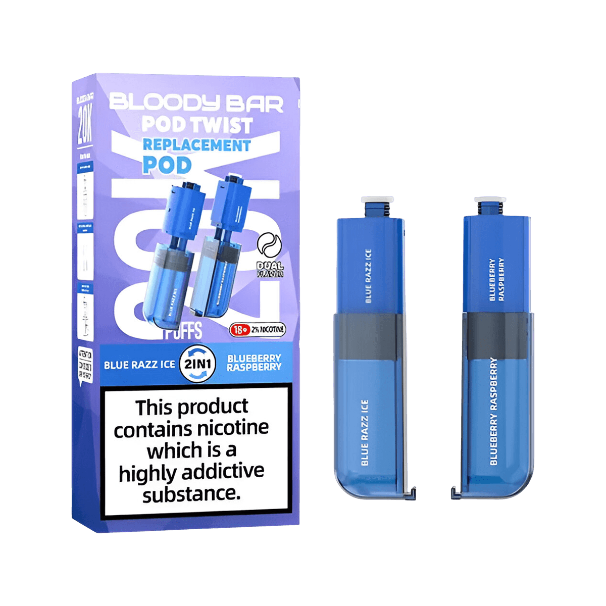Bloody-bar-20k-pod-twist-blue-razz-ice