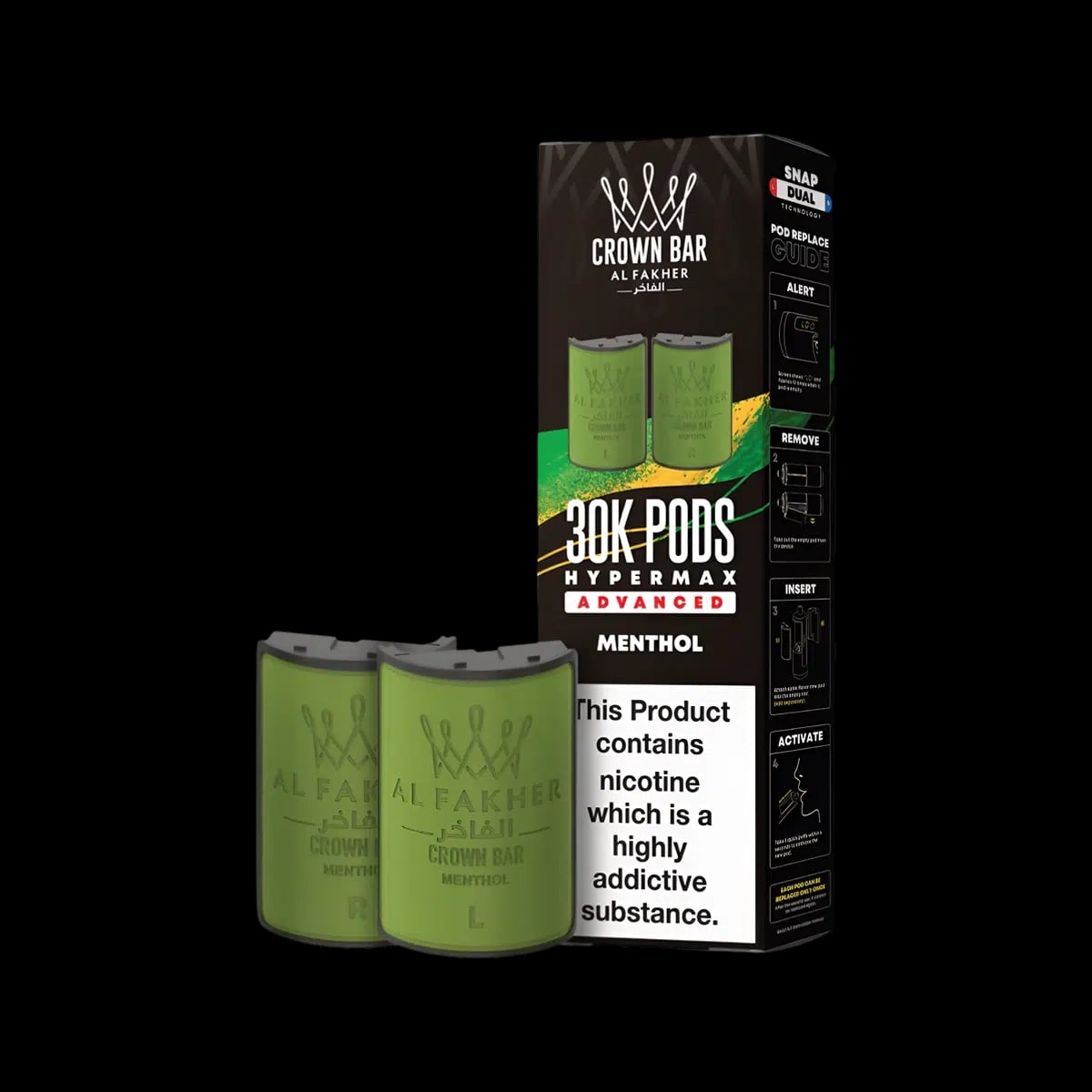 Menthol-Al Fakher 30K Hypermax Refill Pods