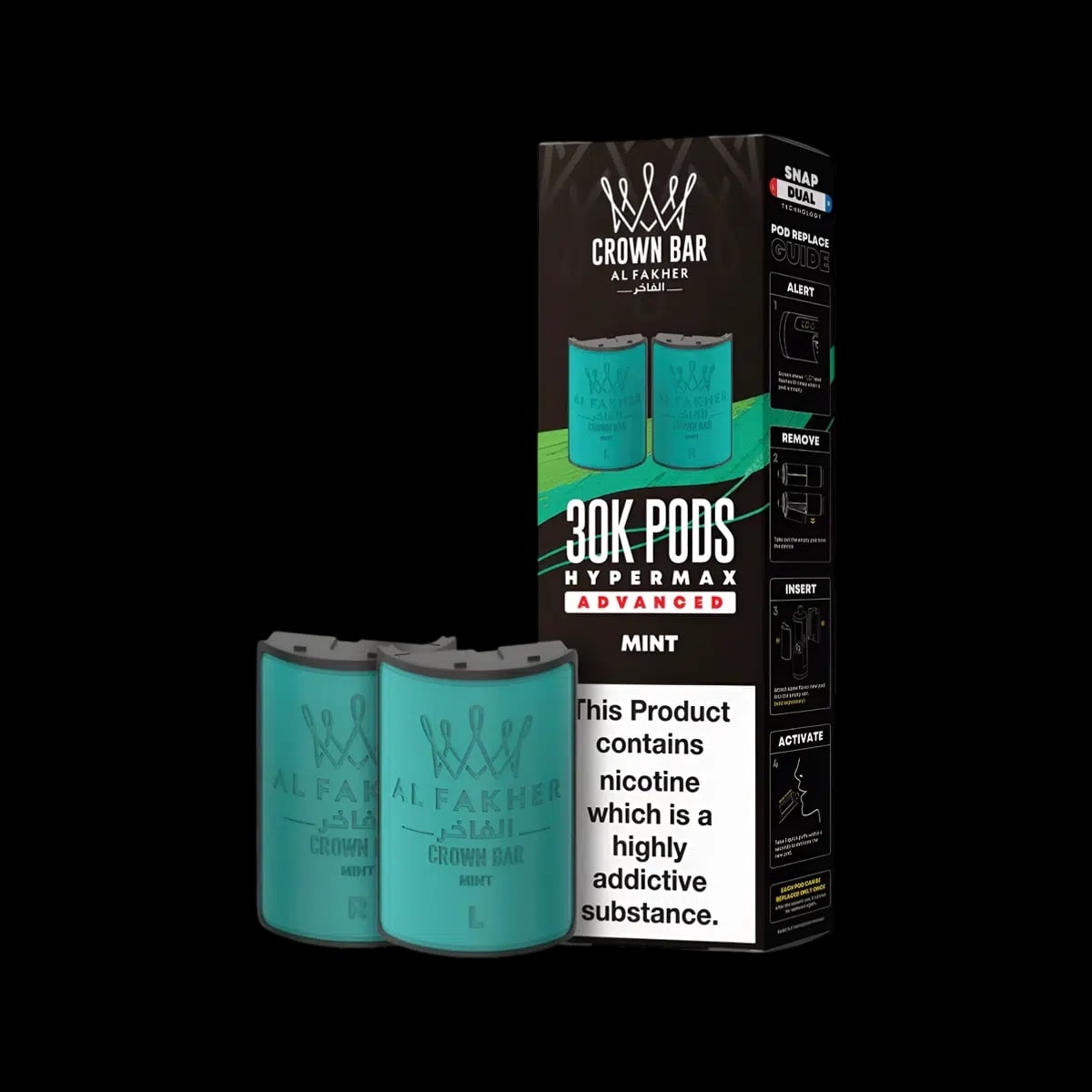 Mint-Al Fakher 30K Hypermax Refill Pods