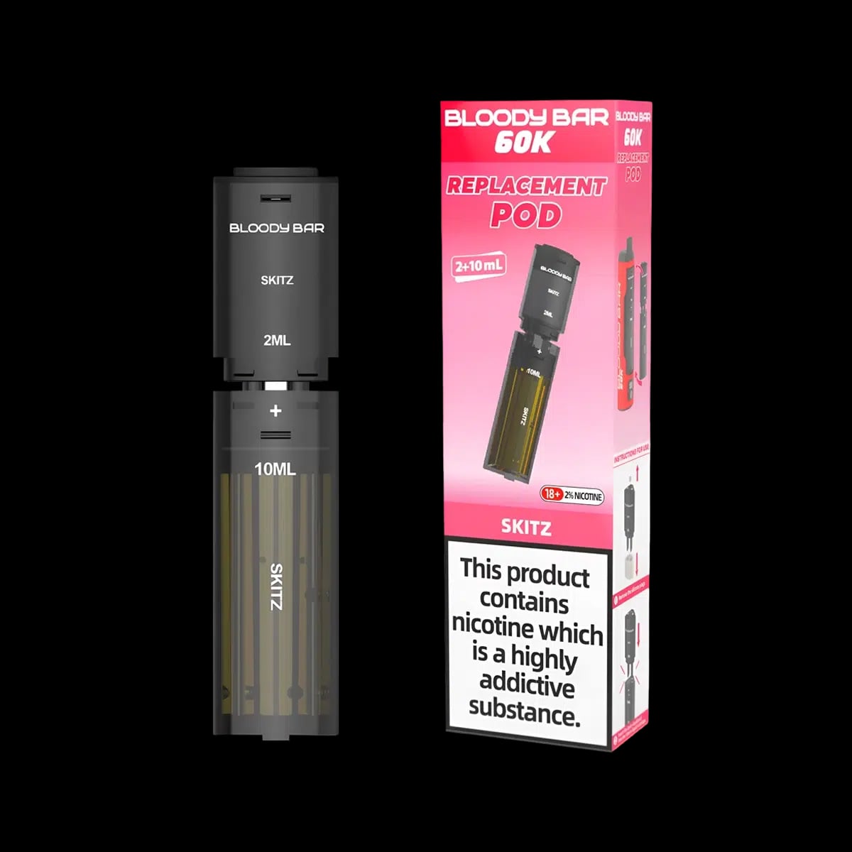 Skitz-Bloody Bar 60K Replacement Pod