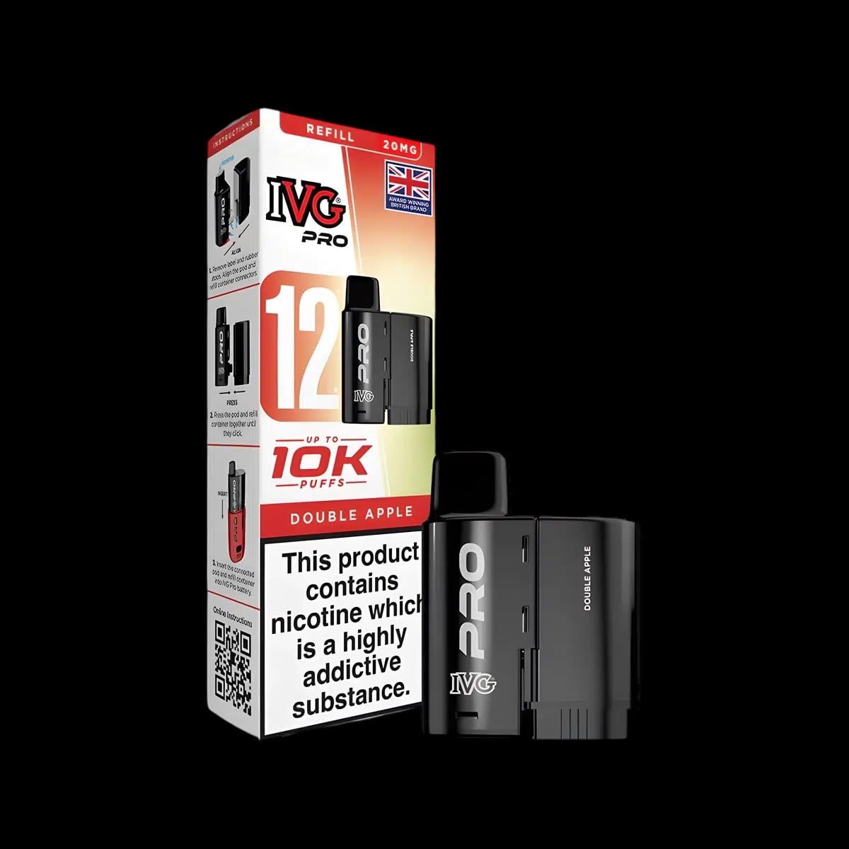 Double Apple - IVG PRO 12 Refill Pod