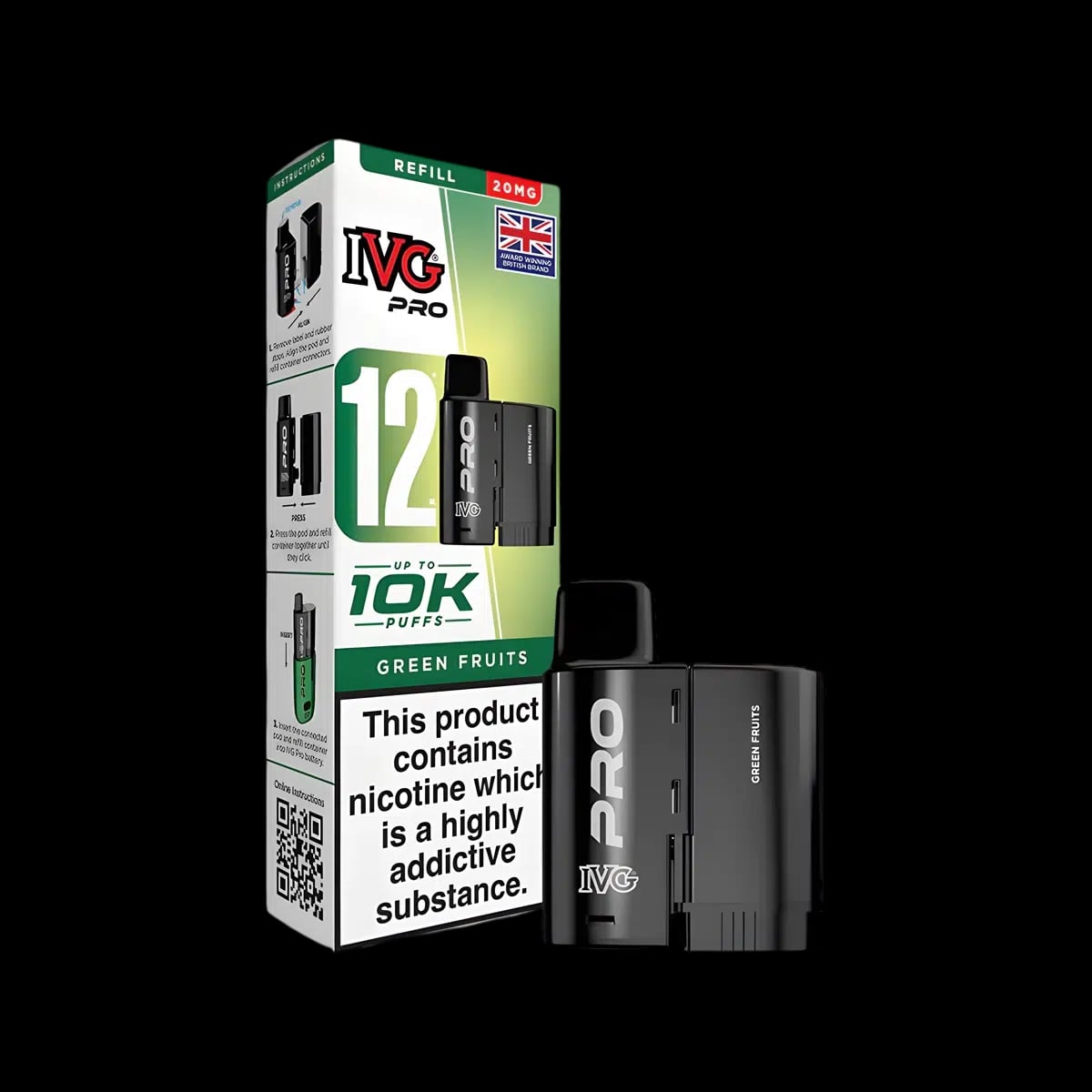Green Fruits - IVG PRO 12 Refill Pod