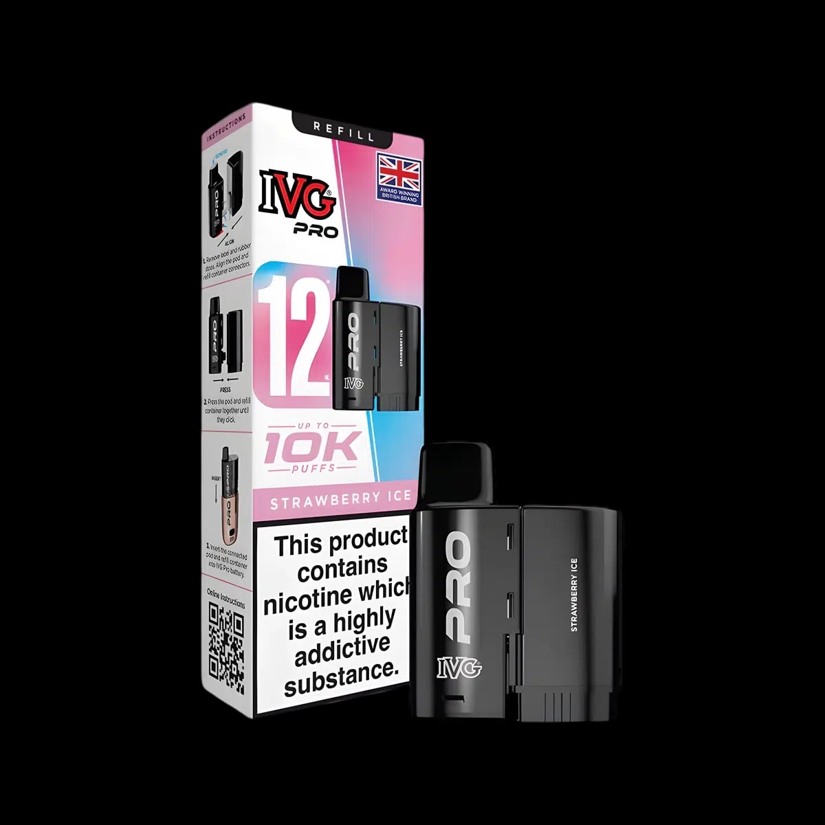 Strawberry Ice - IVG PRO 12 Refill Pod