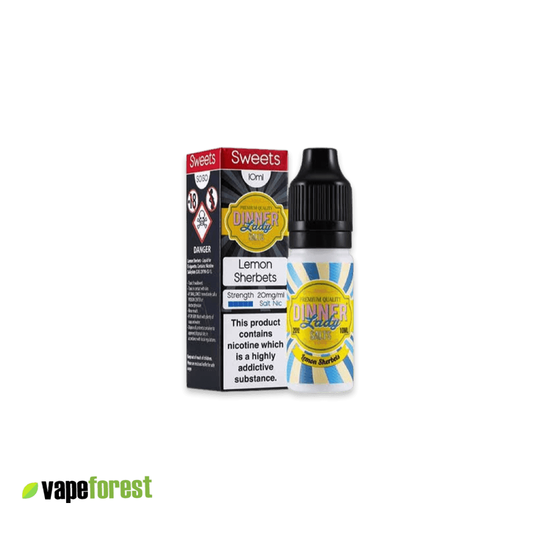 Dinner Lady Nic Salts E-Liquid Lemon Sherbets - E-Liquids