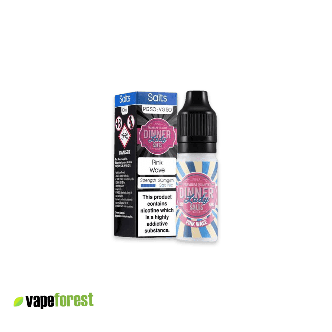 Dinner Lady Nic Salts E-Liquid Pink Wave - E-Liquids