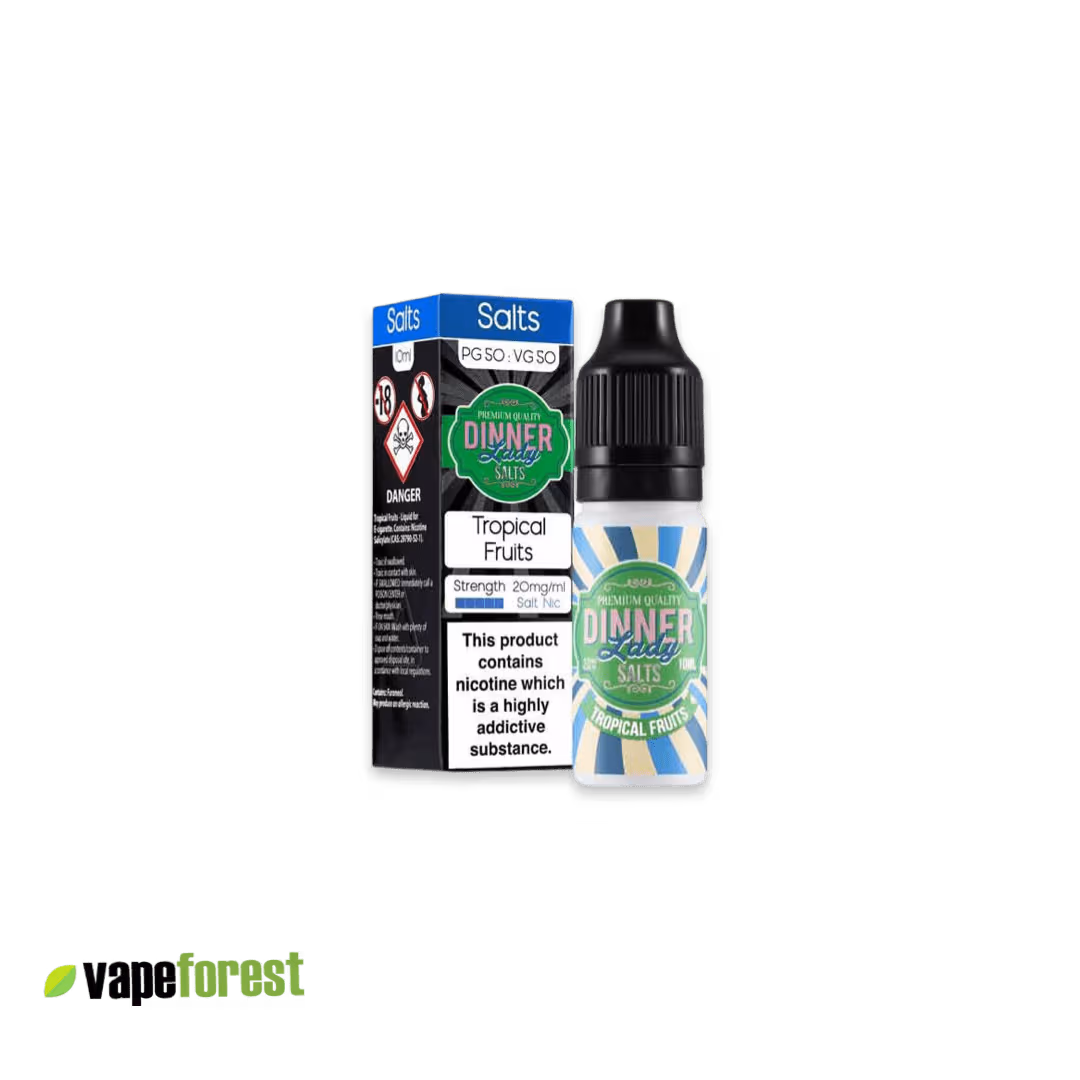 Dinner Lady Nic Salts E-Liquid Tropical Fruits - E-Liquids