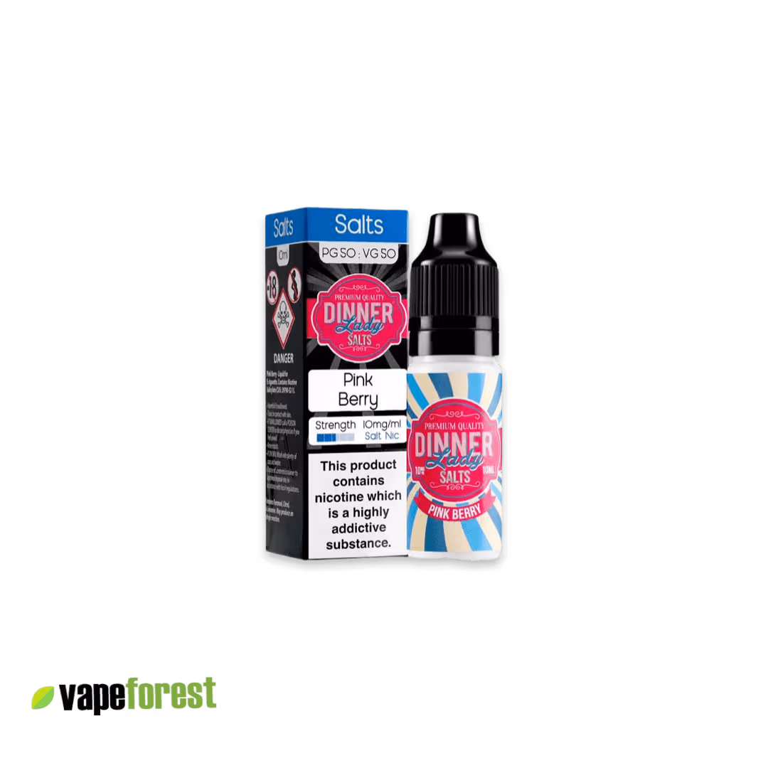 Dinner Lady Nic Salts E-Liquid Pink Berry - E-Liquids