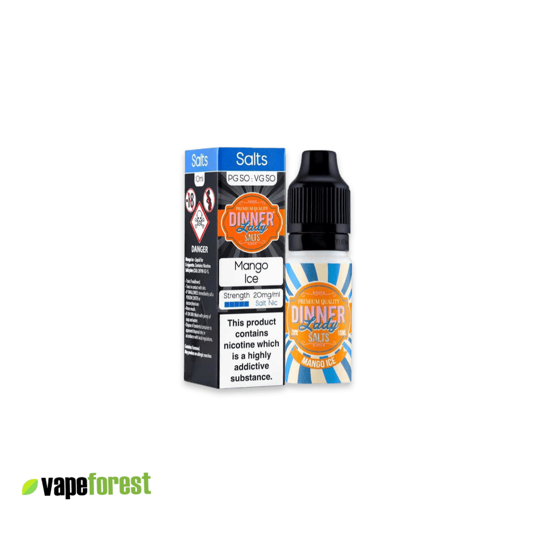 Dinner Lady Nic Salts E-Liquid Mango Ice