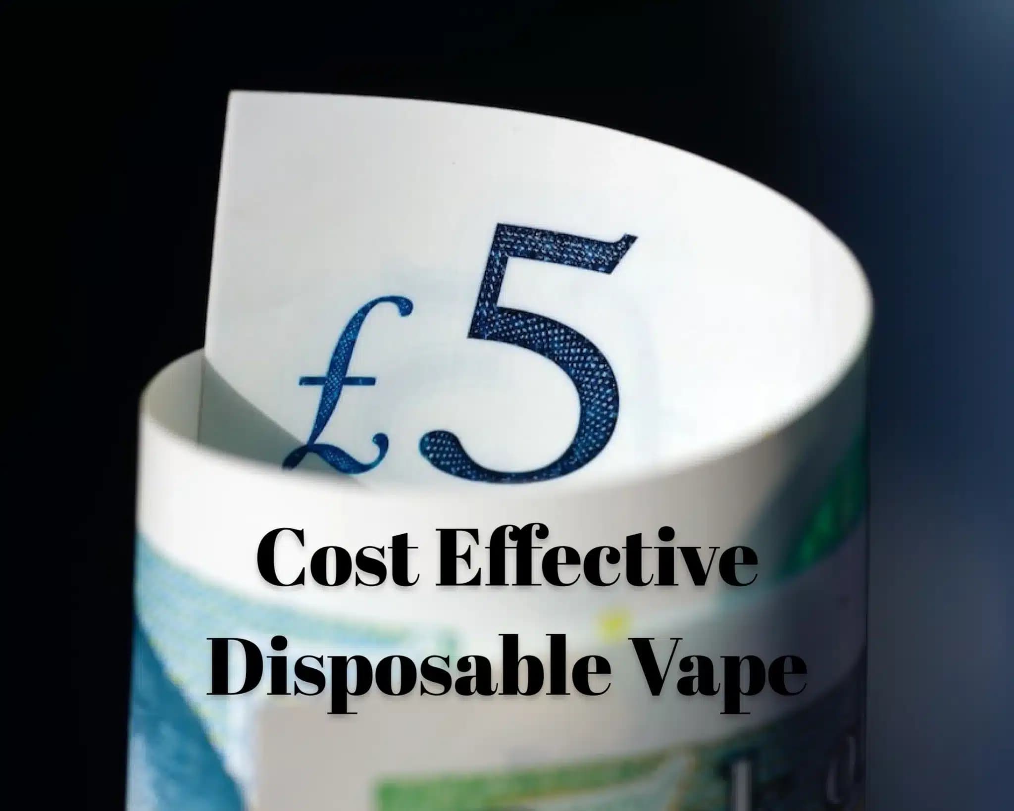 Cost effective disposable vape