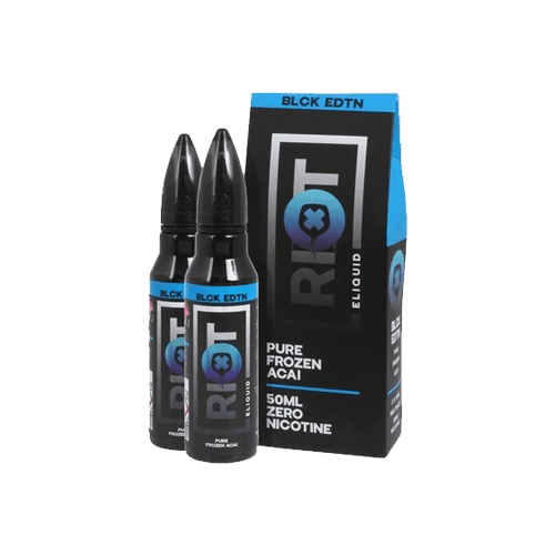 Pure Frozen Acai by Riot Squad Black Edition - 50ml Shortfill E-liquid