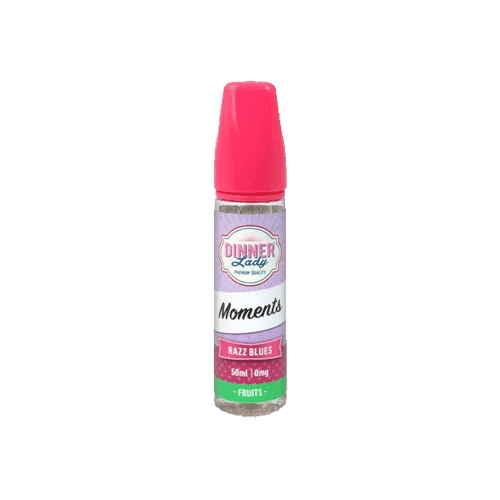 Razz Blues by Dinner Lady Moments - 50ml Shortfill E-liquid - 0mg E-Liquid