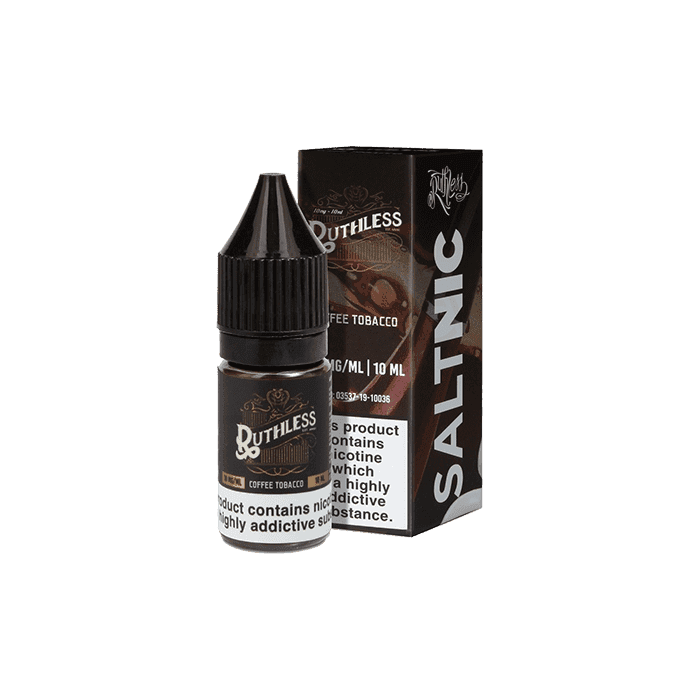 Coffee Tobacco by Ruthless 10ml Nic Salt E-liquid - E-Liquids