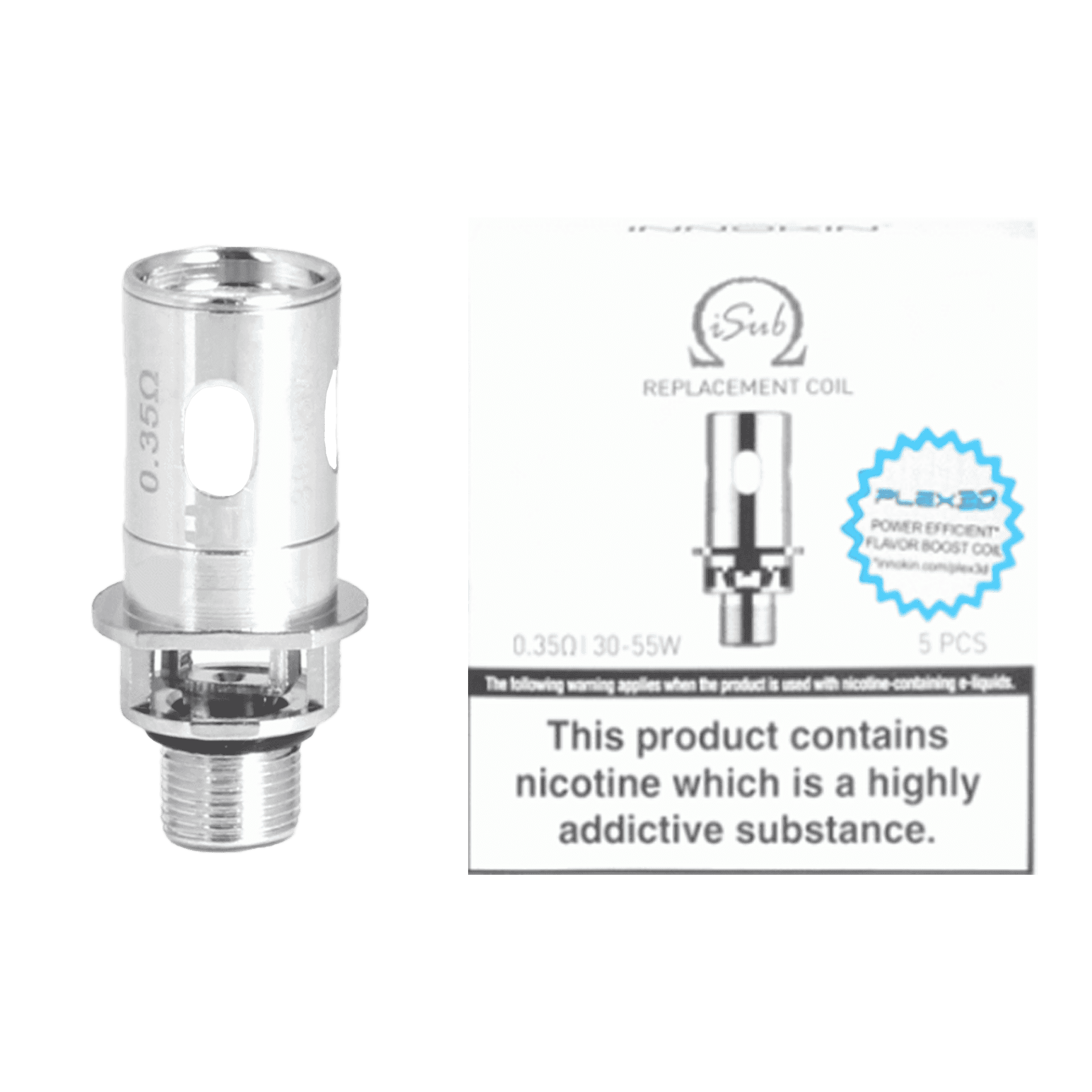 Innokin iSub Plex 3D Replacement Coils - Pack of 5 - Coils