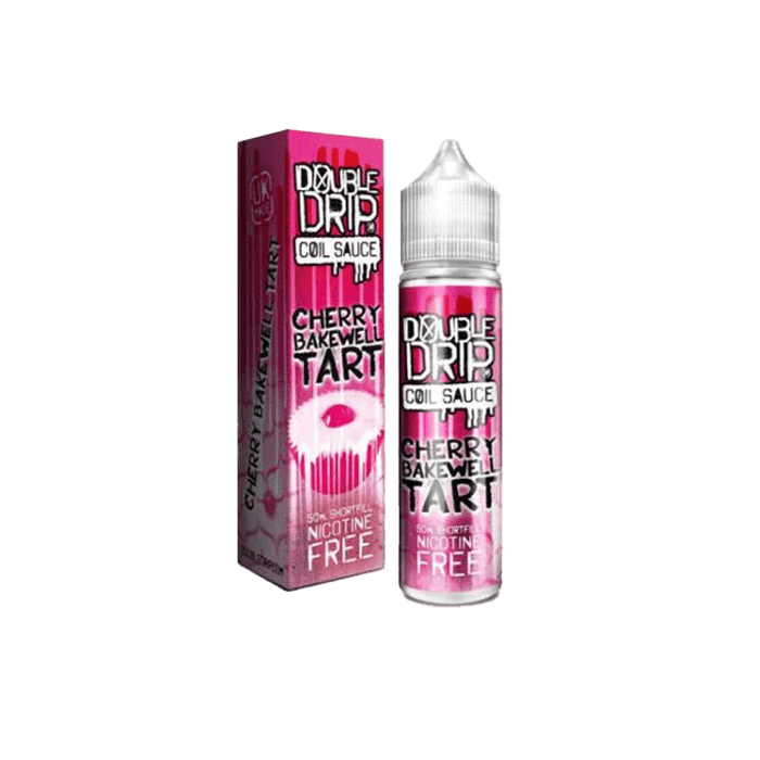 Cherry Bakewell Tart by Double Drip 50ml Shortfill E-liquid - E-Liquids