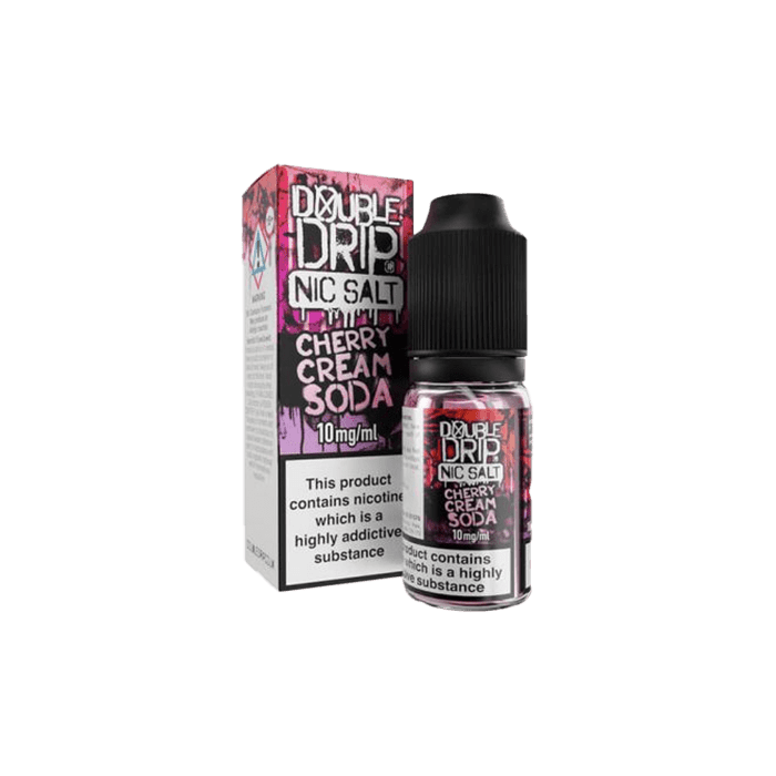 Cherry Cream Soda by Double Drip –10ml Nic Salt E-liquid