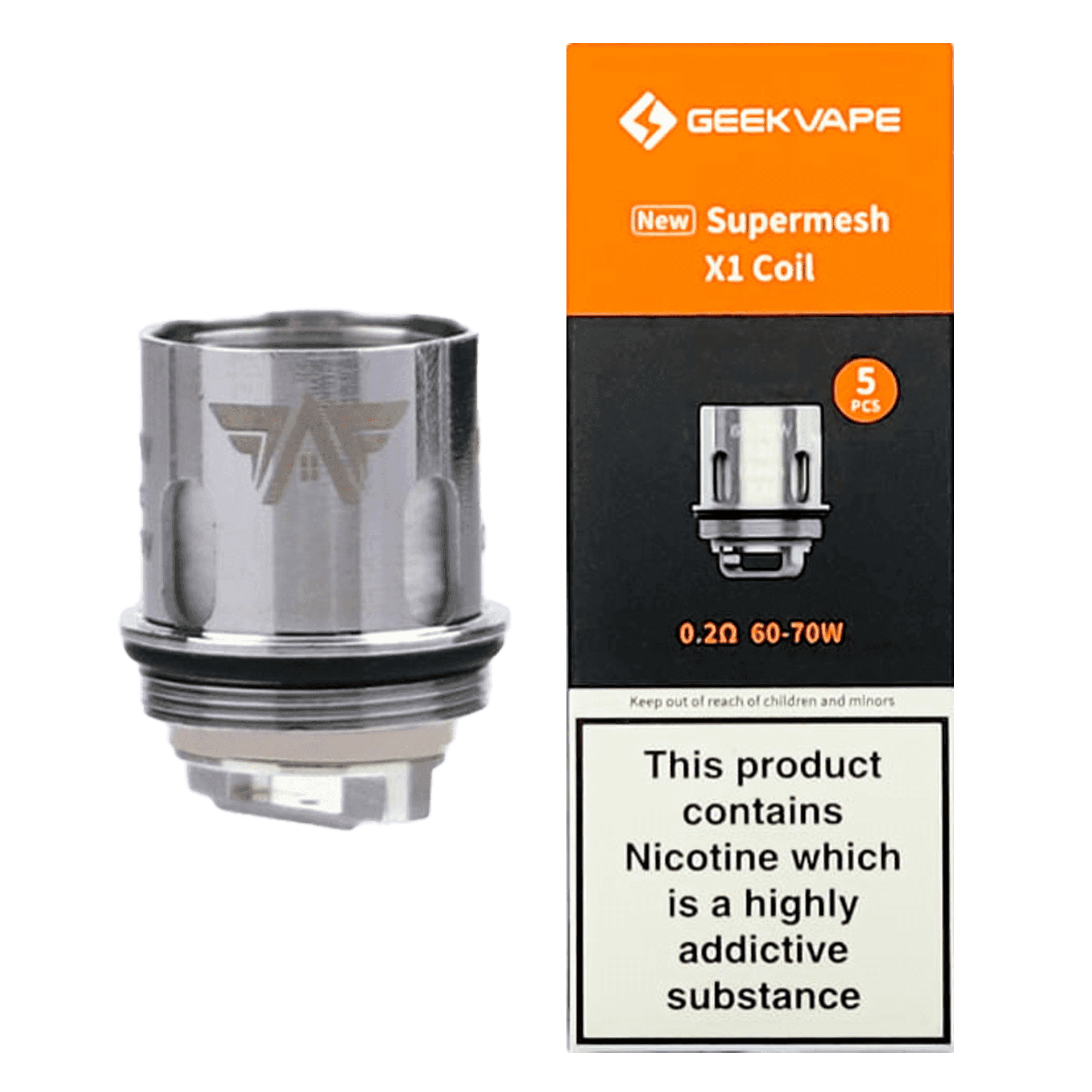 GeekVape SuperMesh Replacement Coils - Pack of 5 - Coils