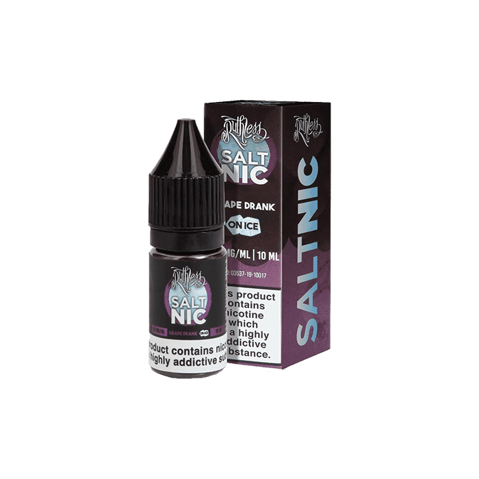 Grape Drank On Ice by Ruthless 10ml Nic Salt E-liquid - 10mg E-Liquid