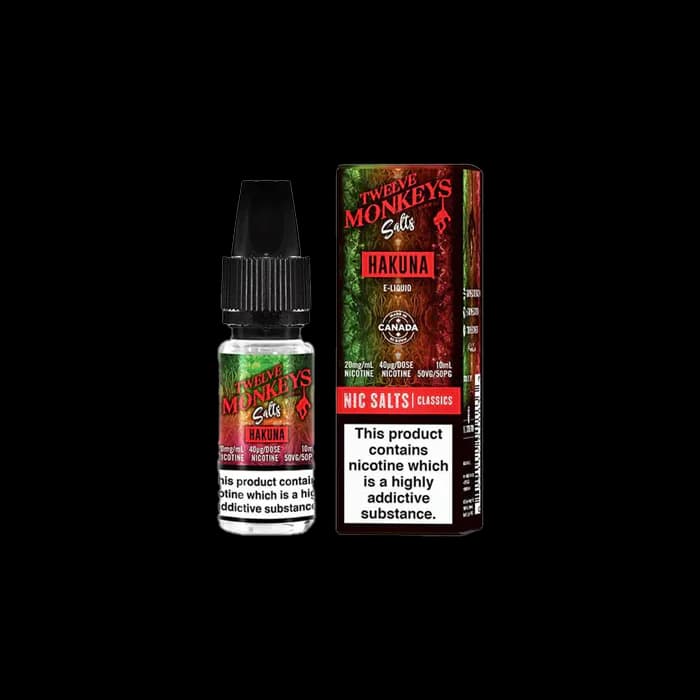 Hakuna by Twelve Monkeys - 10ml Nic Salt E-liquid - E-Liquids