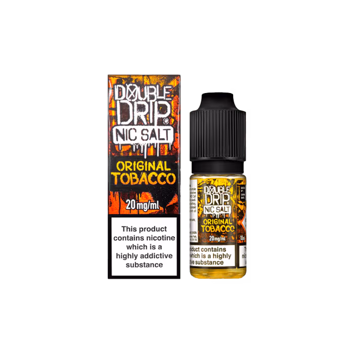Original Tobacco by Double Drip –10ml Nic Salt E-liquid