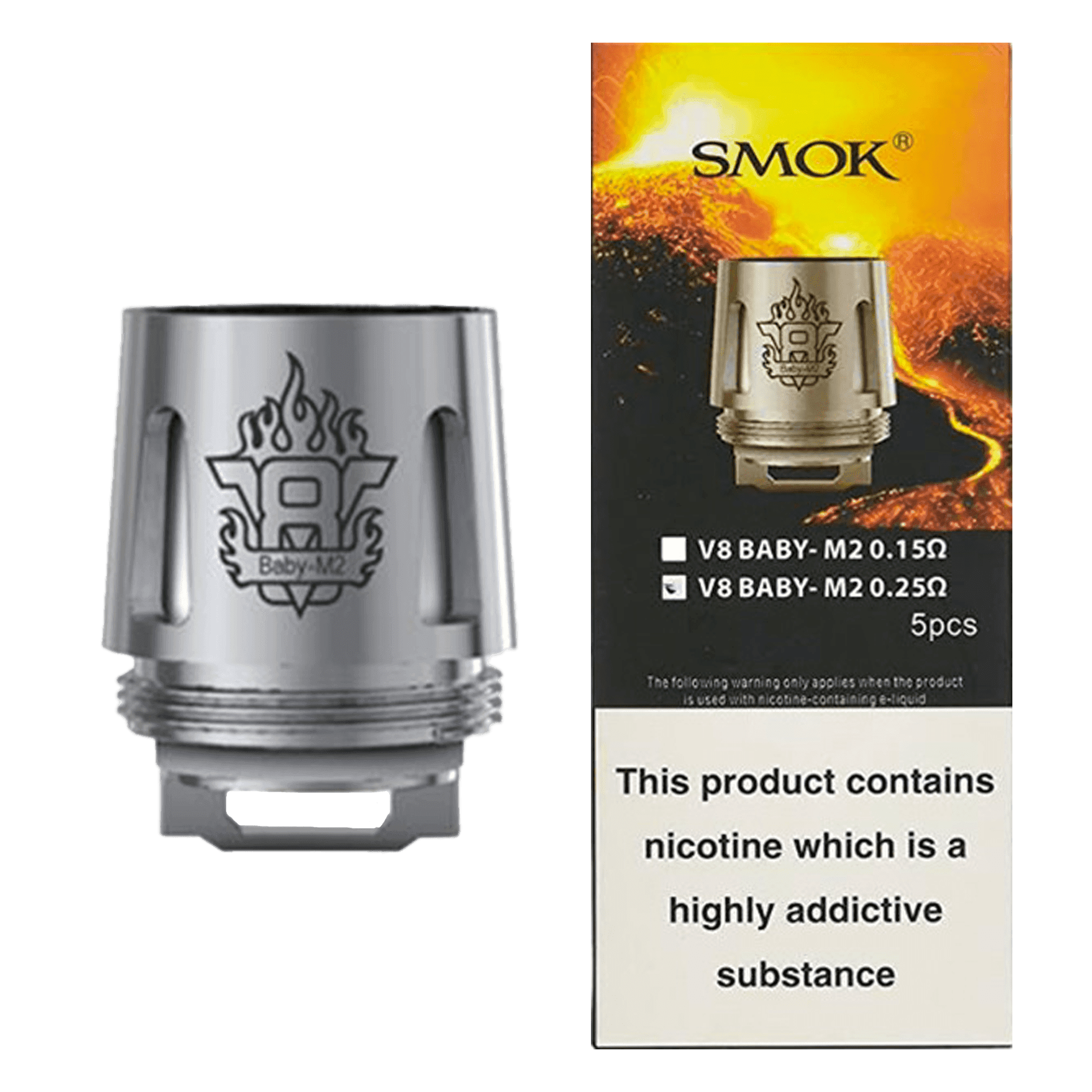 Smok V8 X-Baby M2 Replacement Coils - Pack of 3 - Coils