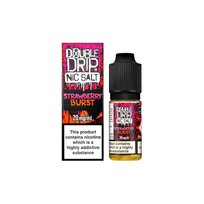 Strawberry Burst by Double Drip –10ml Nic Salt E-liquid