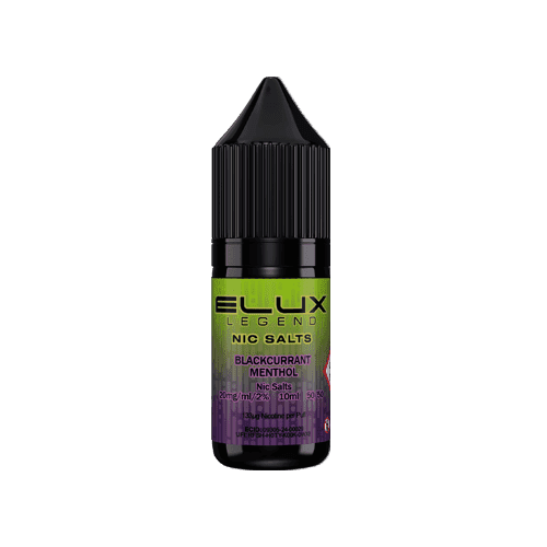 Blackcurrant Menthol Nic Salt by Elux Legend - 10ml E-liquid - E-Liquids