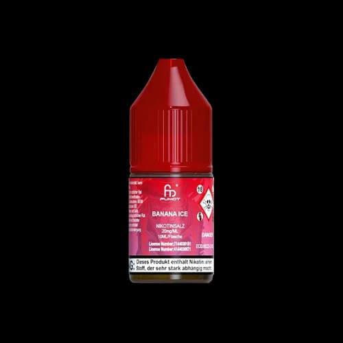R M Banana Ice Nic Salt E-liquid by RandM Tornado 7000 - E-Liquids