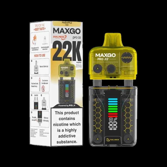Relx Maxgo Pro 22k Pineapple Ice