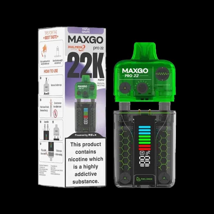 Relx Maxgo Pro 22k Triple Grape