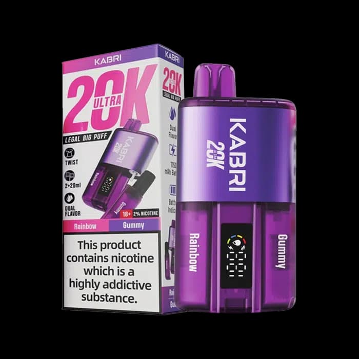 Kabri 20k Ultra Bar Gummy-Rainbow