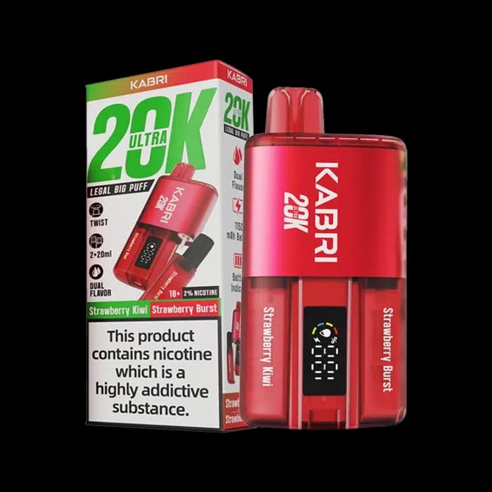 Kabri 20k Ultra Bar Strawberry Kiwi-Strawberry Burst