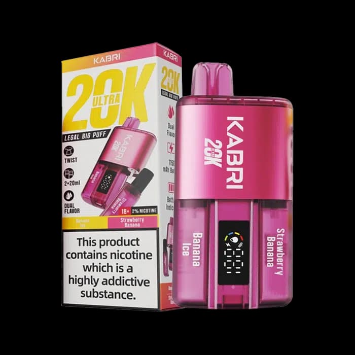 Kabri 20k Ultra Strawberry Banana-Banana Ice