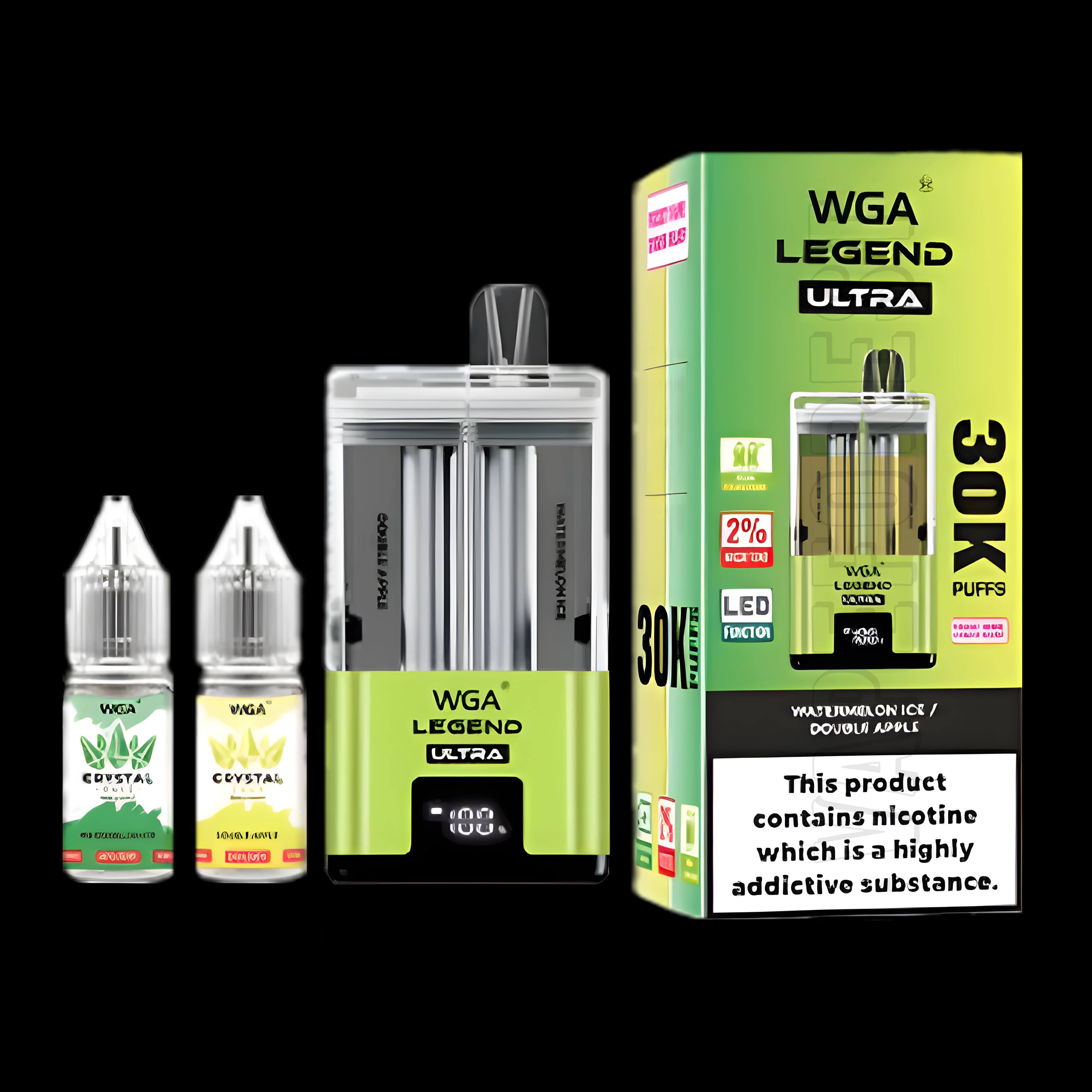 WGA Legend Ultra 30k watermelon ice/double apple