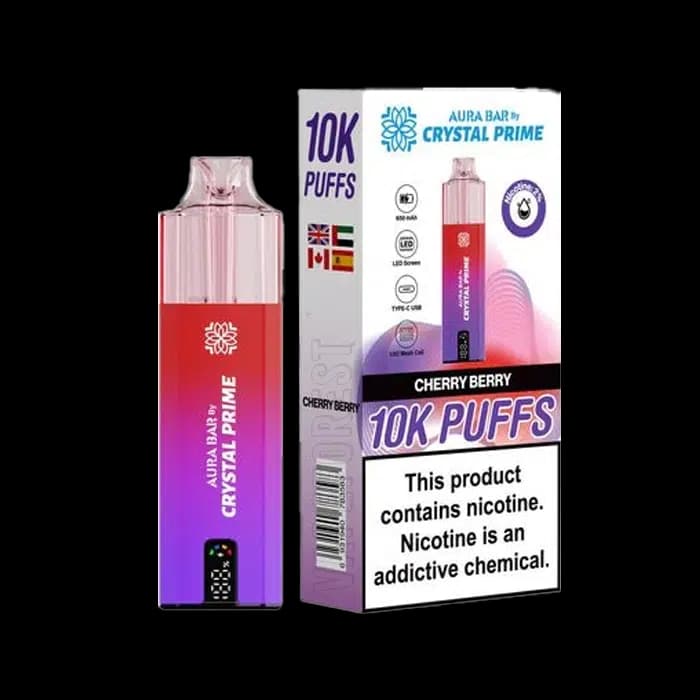 Crystal Prime 10000 Disposable Vape Kit Cherry Berry