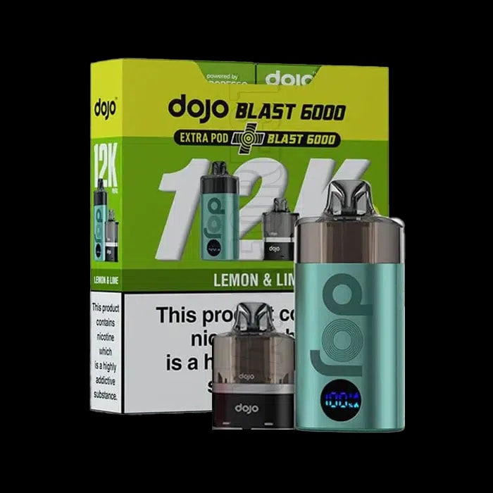 DOJO Blast 12K Bundle Vape Kit - 10mg Lemon Lime