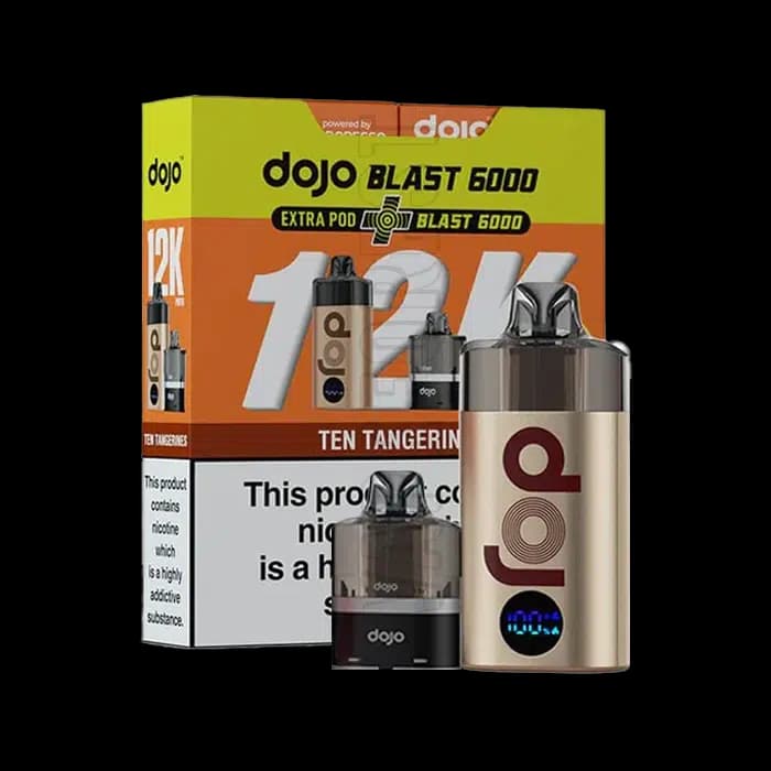 DOJO Blast 12K Bundle Vape Kit - 10mg Ten Tangerines